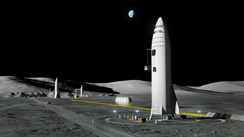 BFR lunar base
