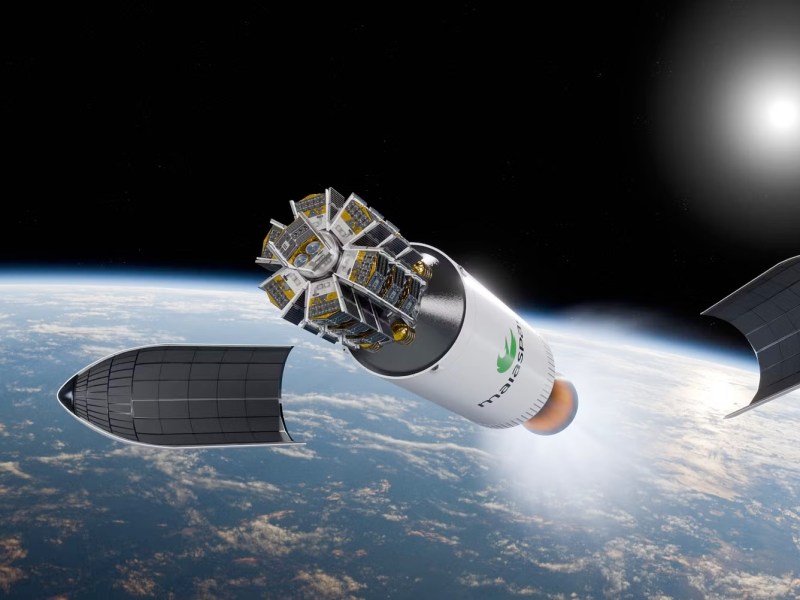 OneWeb satellites on MaiaSpace launch