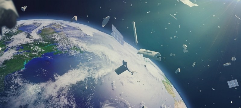 The space environment is peppered with space debris, some fragments too small to see with current systems, but energetic enough to pose a severe hazard to operational spacecraft. Credit: credit: The Aerospace Corporation’s Space Safety Institute