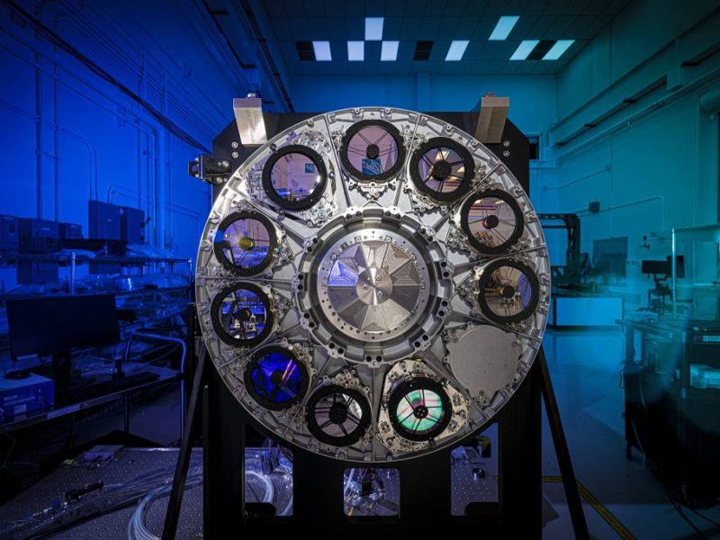 The element assembly wheel of the Nancy Grace Roman Space Telescope. Credit: NASA