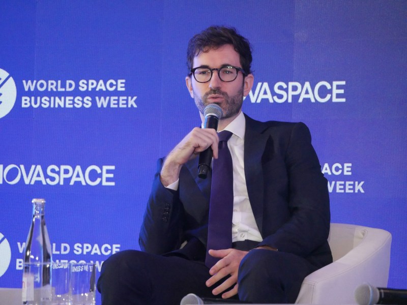 Arianespace Chief Executive David Cavaillolès