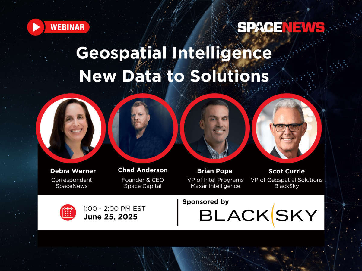 Webinar: Geospatial Intelligence – New Data to Solutions (replay)
